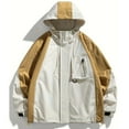 thumbnail image 2 of Mens New Style Zipper Opening Upper Outer Garment Hooded Long-Sleeved Windproof Coat, 2 of 8