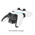 thumbnail image 3 of Controlador De Manija Cargador Usb Estación De Soporte De Base De Carga Dual Soporte De Cuna Para Consola De Juegos Ps5 Gamepad Con Indicador Moyic EL010151-00, 3 of 6