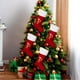 thumbnail image 1 of Chimenea Decoraciones de Navidad Suministros de Decoración de Navidad Red High End Gold Velvet Letter Calcetines 26 Carta Calcetines Regalo de Navidad Calcetines Regalos de Navidad de la Familia, 1 of 4