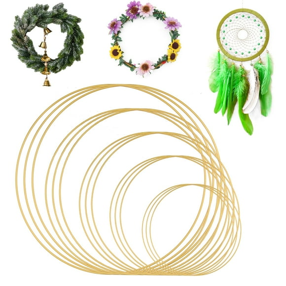 Aros Metálicos Astrallgn para Manualidades, Bodas y Navidad 10-30 cm
