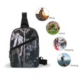 thumbnail image 6 of Death Note Sling Crossbody Backpack Shoulder Bag Chest Bag Daypack Sling Bags, 6 of 8