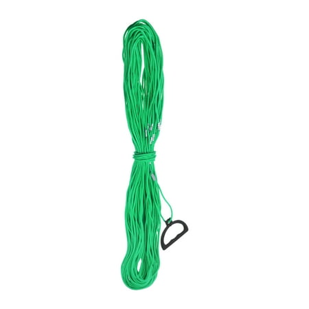 

Deep Well Measuring Rope 50m Steel Wire Nylon Coated with Pull Ring Green