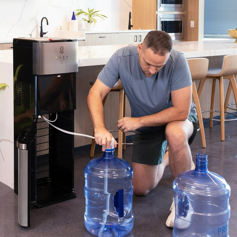 Primo Deluxe Bottom Load Black and Stainless Water Dispenser model Primo Deluxe Bottom Load Black and Stainless Water Dispenser model