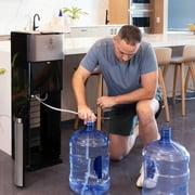 Primo Deluxe Bottom Load Black and Stainless Water Dispenser model 601392