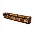 thumbnail image 7 of Meyda Tiffany 213436 Leaf, Flower, Fruit Four Light Vanity from Tall Pines collection in Bronze/Dark finish,, 7 of 7