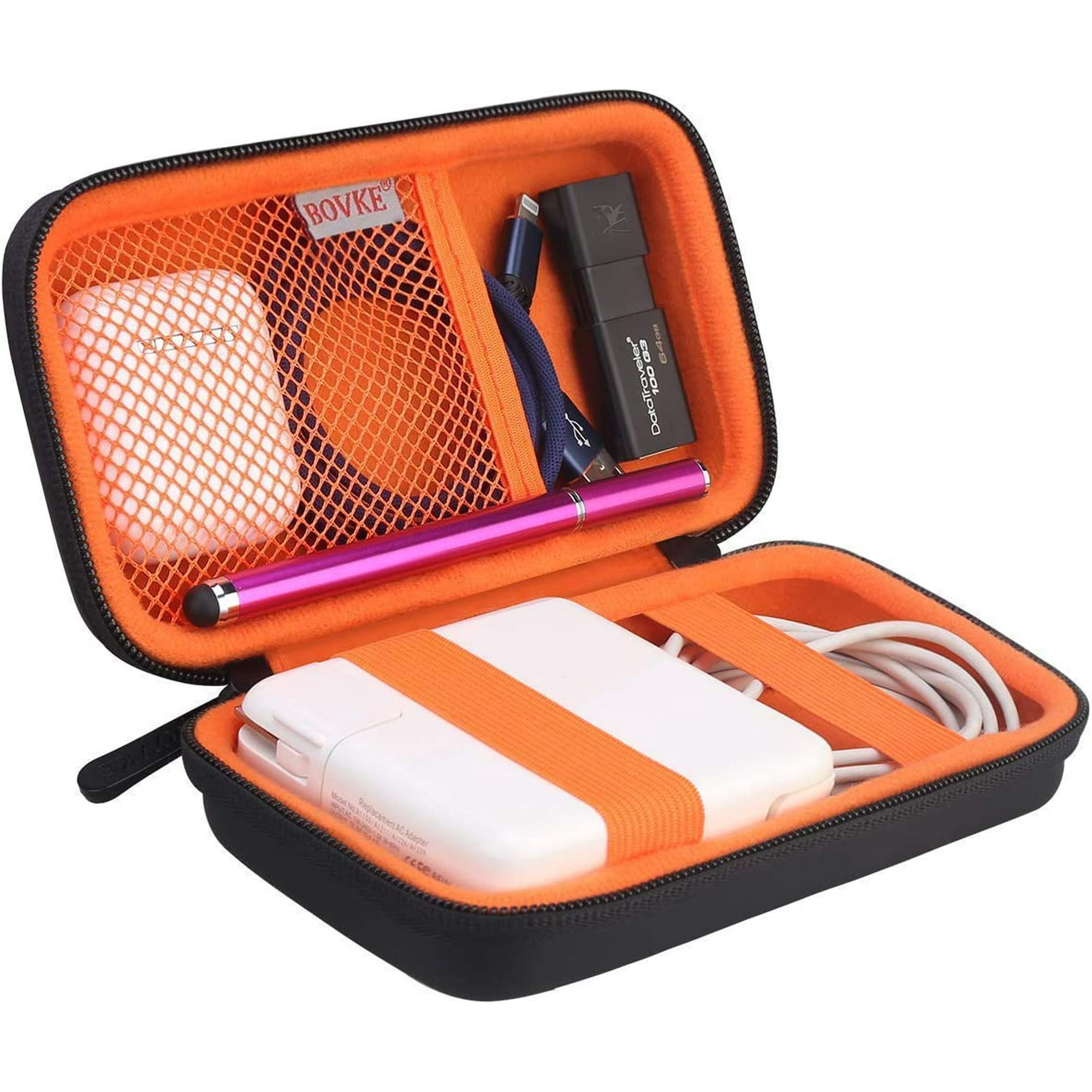 B PU Hard Travel Case for MacBook Air Pro Charger Apple MagSafe