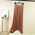 thumbnail image 2 of FRSASU Women's Flowy Maxi Skirts High Waisted Summer Casual Long Elastic Waist Skirts Khaki, 2 of 9