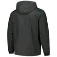 thumbnail image 3 of Men's Dunbrooke Black San Francisco 49ers Tropic Waterproof Packable Full-Zip Hoodie Jacket, 3 of 3