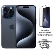 Restored Unlocked, Apple iPhone 15 Pro Max, A2849 256GB 4325 mAh Battery 8 GB RAM, Cell Phones, Blue Titanium, 1 count