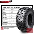 thumbnail image 3 of 2 WANDA ATV/UTV Tires 25x12-9 25x12x9 305/65-9 /6PR P3501 John Deer Gator, 3 of 10