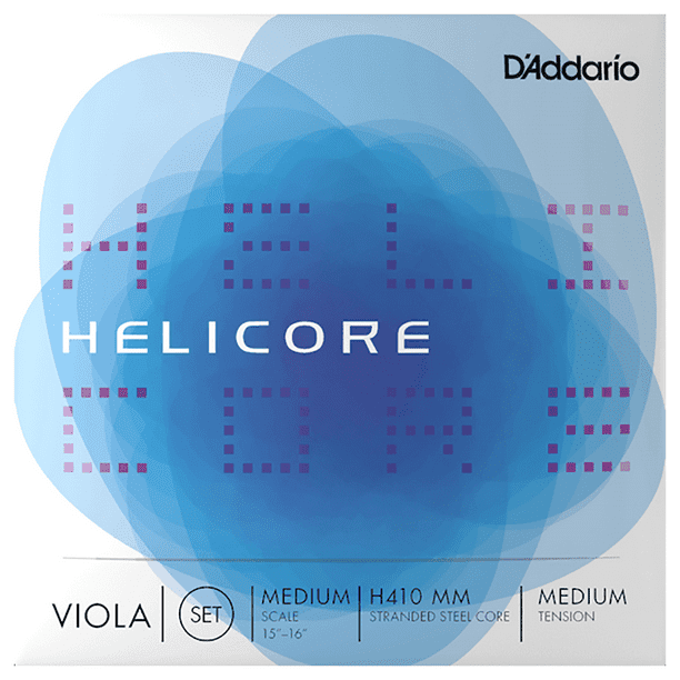 Cuerdas para Viola D'ADDARIO H410 Mm Escala Media Helicore