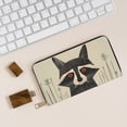 thumbnail image 6 of Wallets for Men With Money Clip, Retro Raccoon Graphic Print Mens Wallet With Credit Card Holder Gifts for Men, 6 of 7