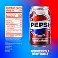 thumbnail image 3 of Pepsi Prebiotic Cola Soda Pop, Cherry Vanilla, 12 fl oz, 8 pack cans, 3 of 6
