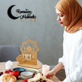 thumbnail image 2 of 1 pieza de cuenta regresiva de madera para Eid DIY Calendario de Ramadán 30 días decoración de Ramadán musulmán decoración del hogar, 2 of 5