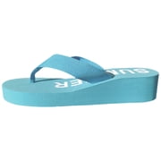 LAVRA Womens Platform Wedge Flip Flop Thick Strap Summer Beach Thong Sandals