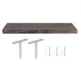 thumbnail image 1 of Leylor Floating Shelves - Retro Floating Wall Shelf Storage Rack Organizer Hanging Bookshelf Home Decor(40 * 14 * 2cm), 1 of 8