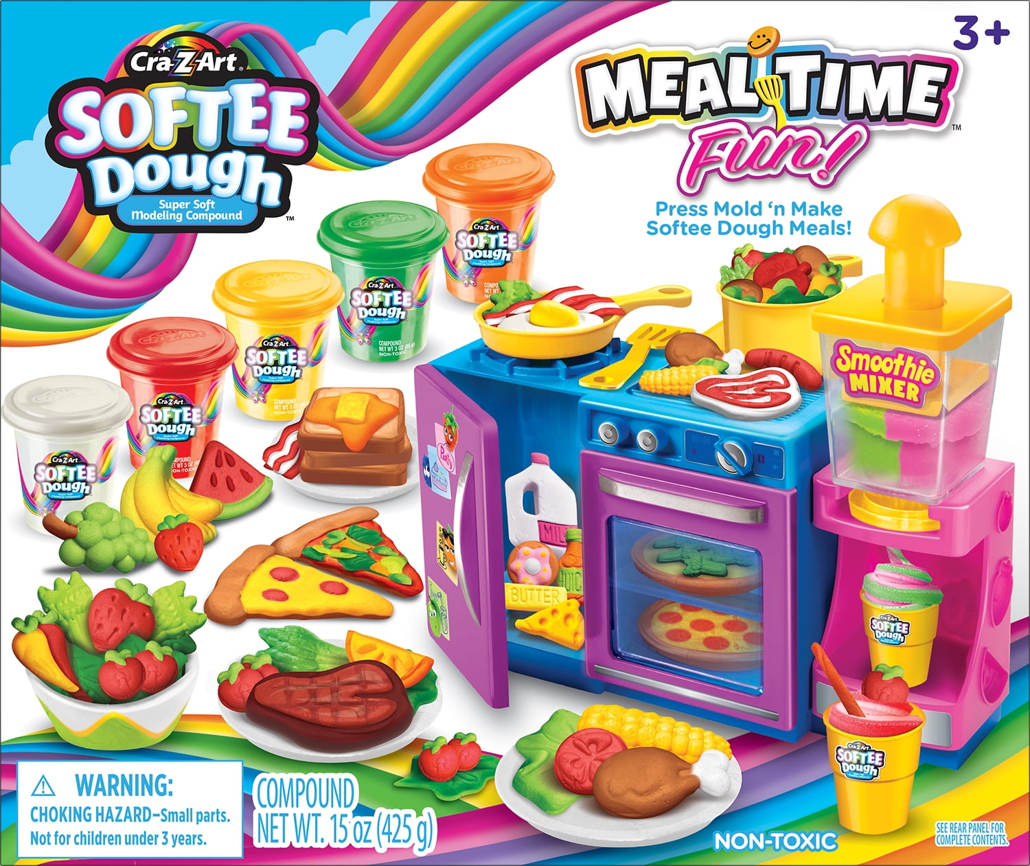 CraZArt Softee Dough Mealtime Fun Modeling Compound Set
