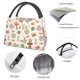 thumbnail image 4 of Fotbe Forest Mushrooms Insects Bolsa Térmica Portátil con Estampado, Bolsa de Entrega de Alimentos Aislada, Bolsa Reutilizable de Gran Capacidad para Comidas y Supermercado, 4 of 6