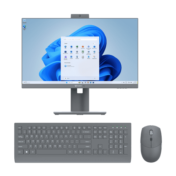 Gateway - 23.8" COMPUTER AIO R5-7430U 8GB/512GB-TITANIUM