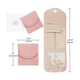 thumbnail image 5 of AOOOWER Travel Jewelry Organizer-Case Small Jewelry Storage Book Bag for Travel Portable, 5 of 19