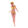 thumbnail image 2 of Figura en miniatura de mujer en bikini a escala 1/64 para decoración de escenas en miniatura. Amarillo, 2 of 9