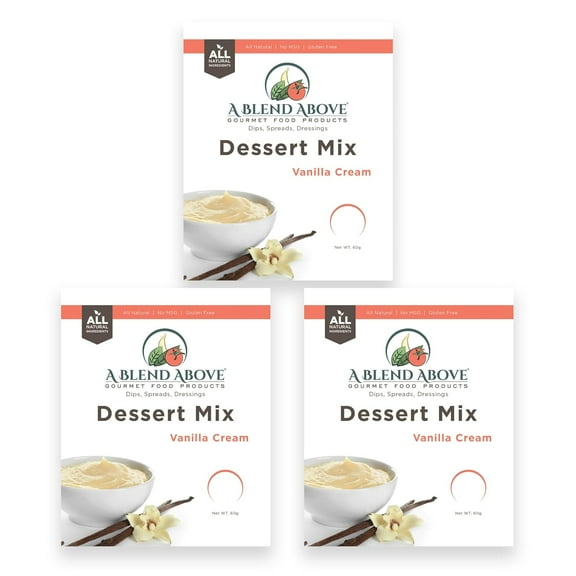 A Blend Above Vanilla Cream No-Bake Dessert Mix, 3 Pack, 1 oz