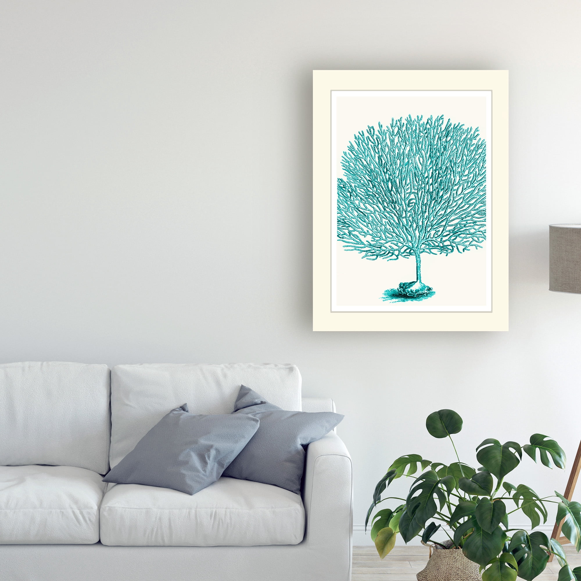 Trademark Fine Art 'Blue Underwater Scenes 1 D' Canvas Art by Fab Funky