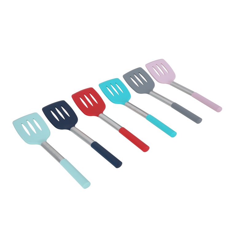 11-1/2 Blue Silicone Slotted Turner – Richard's Kitchen Store