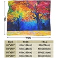 thumbnail image 3 of Yibo Tulips Floral Blanket Flannel Soft and Comfortable Anti-static Bed Sofa Blanket, 3 of 6
