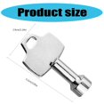 thumbnail image 5 of ROCKROK Multifunctional Electric Control Cabinet Triangular Wrench Elevator Door Key, 5 of 8