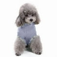 thumbnail image 5 of Dogs Clothes Dogs Sweater Soft Puppies Clothing Winter Puppy Sweaters Warm Outfit for Dogs Cat Apparel (Gray,M), 5 of 6