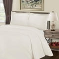 thumbnail image 2 of 800-Thread Count Cotton-Rich Wrinkle-Resistant Solid Duvet Cover and Pillow Sham Set Ivory / King/Cal King, 2 of 2
