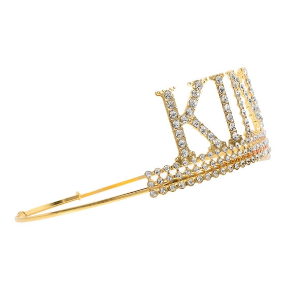 GOOHOCHY 1Set Birthday Crown Plastic for Boy Men Adult Party Decoration 11.8x7.1x2.4in