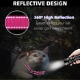 thumbnail image 3 of AirTag Cat Collar, Compatible with Apple AirTag, Polyester Pet Kitten Puppy Collar with Silicone AirTag Holder for Small Dogs, Pink Rose, XS: 8''-12'' Neck, 3 of 7