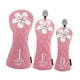 thumbnail image 1 of 3 fundas para cabezas de golf, fundas de madera para palos de golf, suministros de entrenamiento de golf, antigolpes. Rosa, 1 of 9