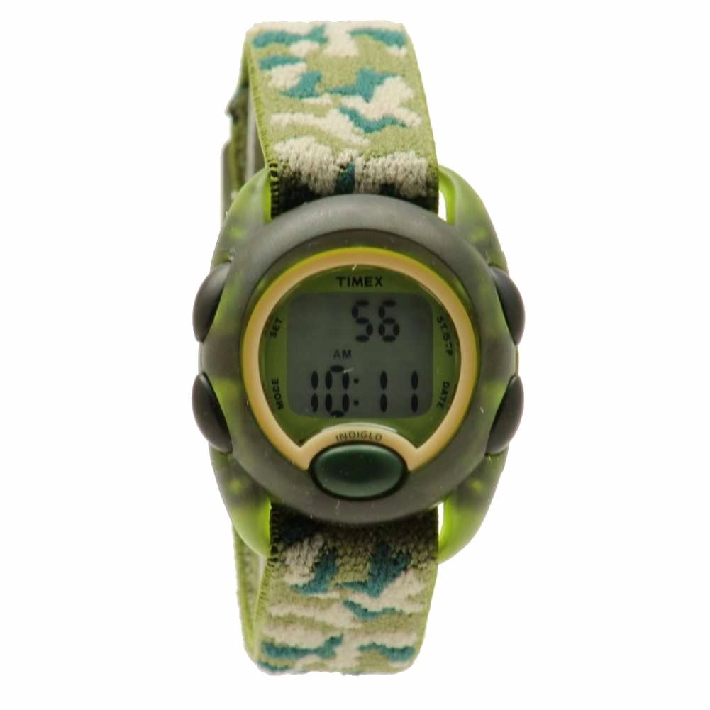 Timex Kids' T71912 Camo Elastic Fabric Digital Strap Watch - Walmart.com
