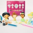 thumbnail image 4 of Disney Princess DIY Paint Your Own Figurines Arts and Crafts Set for Girls, Paint, Paint Brush, and Glitter – Cinderella, Belle, Tiana, Jasmine, and Princess Castle, 4 of 9