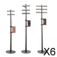 thumbnail image 1 of BELOVING 6x3pcs 1/87 Electric Line Poles Telephone Poles SCENERY Building Accessories, 1 of 8