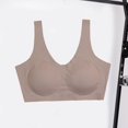 thumbnail image 6 of Litie Women Solid Color U Neck Seamless Padded Sports Bra Vest, 6 of 6