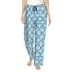 thumbnail image 1 of Balery Blue Fish Scale Texture Pantalones de pijama para mujer, pijamas ultraligeros, pantalones de estar por casa-3X-Large, 1 of 6