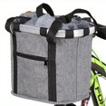 thumbnail image 1 of SUTENGDA Spacious Foldable Bike Basket - Convenient Bike Baskets for Easy Storage and Transport with Removable Handlebar Bag and Compact Design, 1 of 7