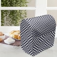 thumbnail image 3 of Navy Blue Stand Mixer Cover, Symmetrical and Asymmetrical Geometric Pattern Design Image, Kitchen Appliance Organizer Bag Cover with Pockets, 5 Quarts, Pale Blue Dark Blue, by Ambesonne, 3 of 4