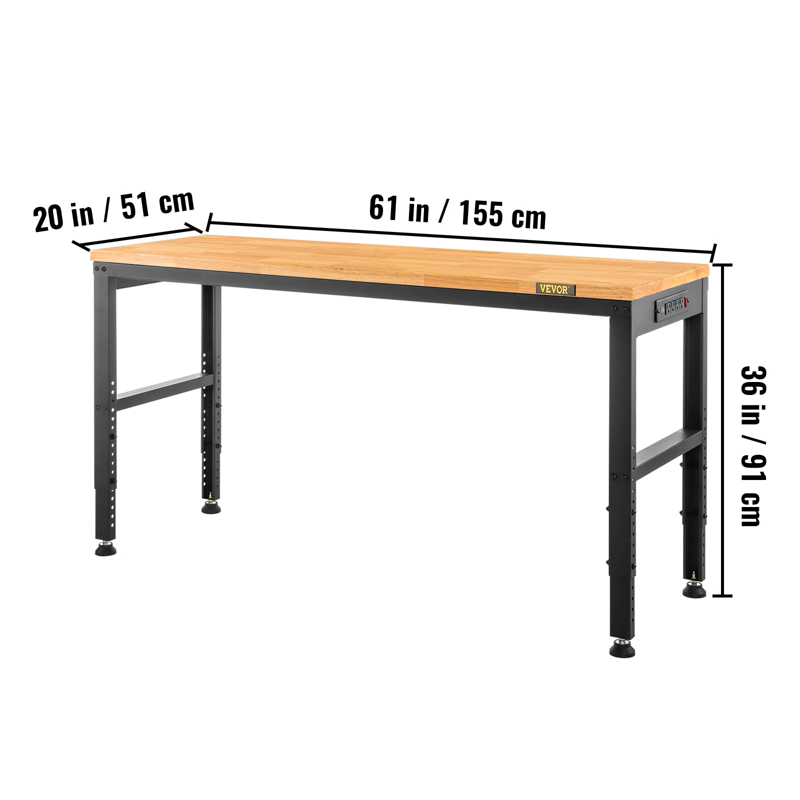趣味 Garage Life BEST SELECTION ENJOYWOOD Work Bench for Garage Workbench Adjustable Height