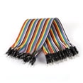 thumbnail image 2 of Cable de línea desmontable macho a macho, 20 cm, colorido, 40 pines, cable de línea desmontable macho a macho, cables de cinta multicolor, mayor durabilidad, 2 of 4
