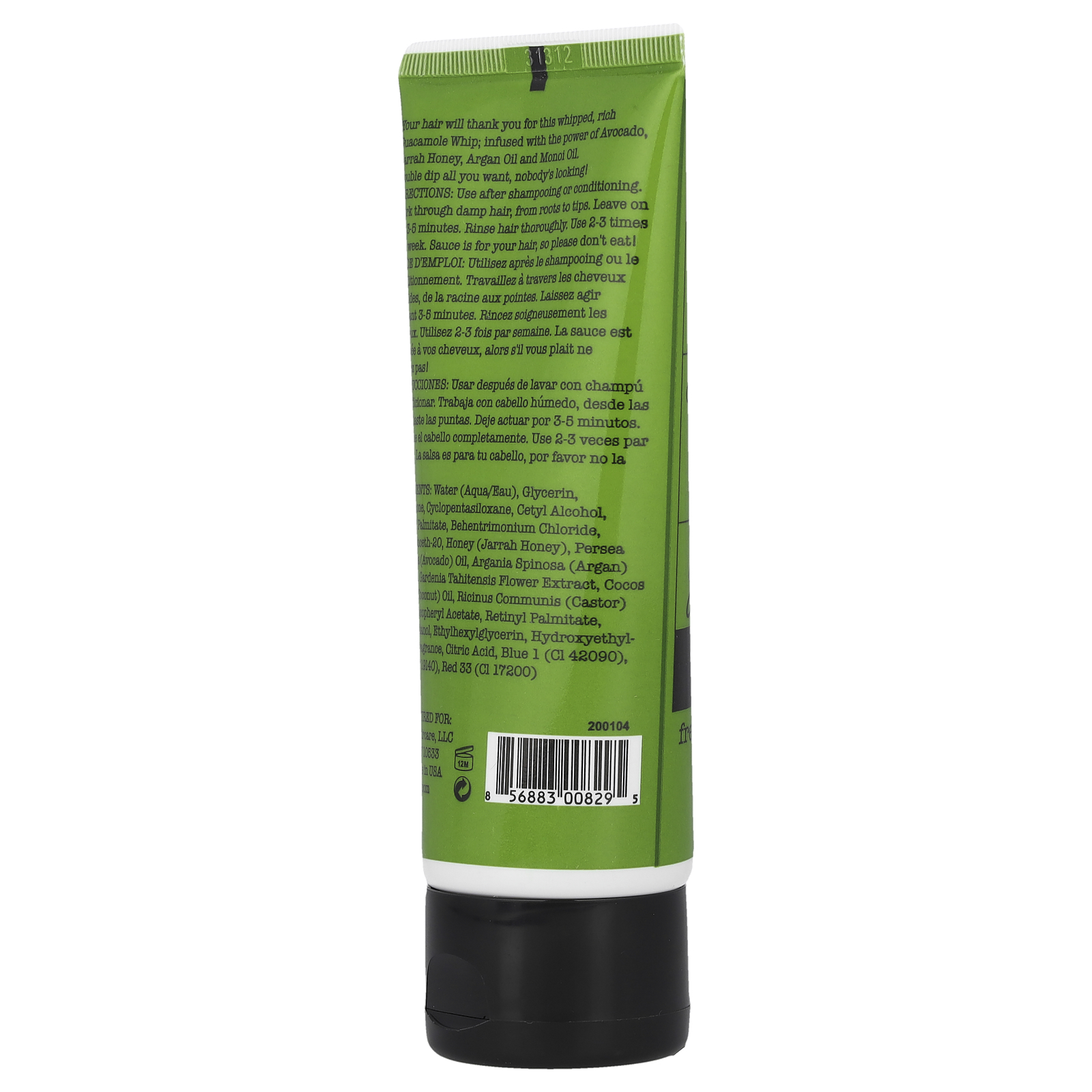 Sauce Beauty Guacamole Deep Moisture Hair Mask photo 2