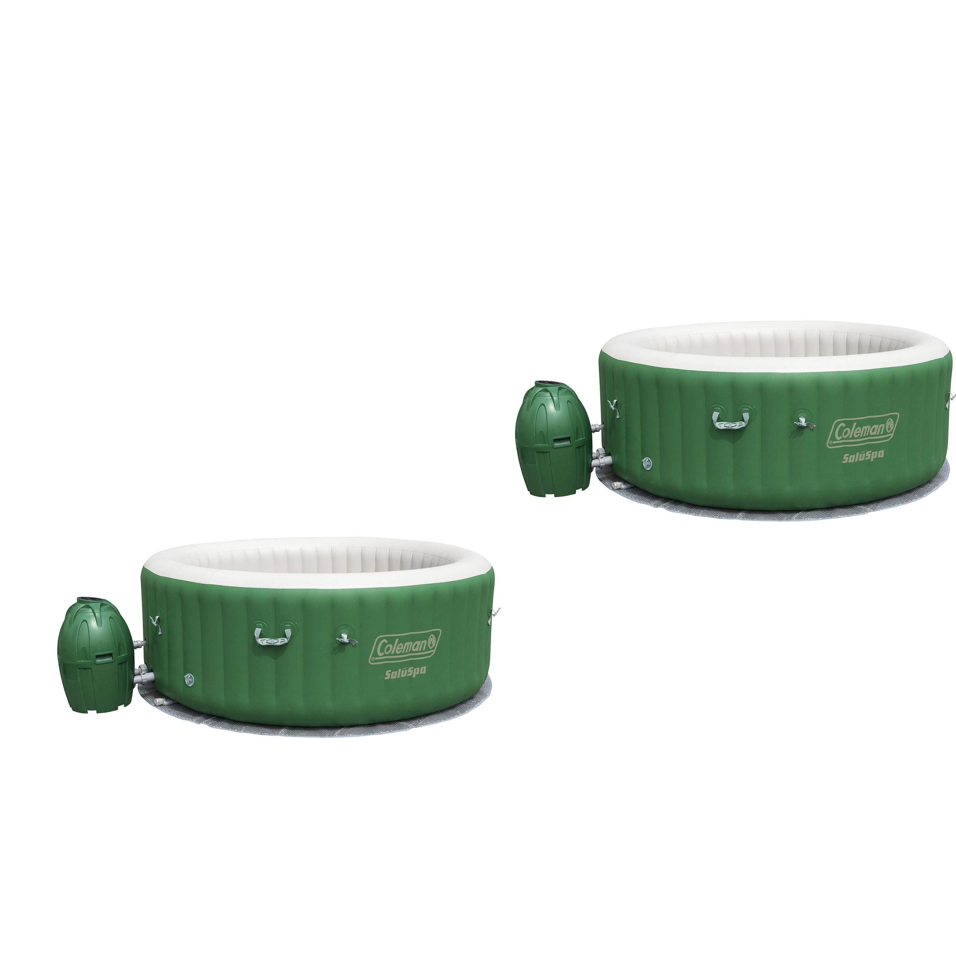 Coleman SaluSpa 6 Person Inflatable Spa Jacuzzi Bubble Massage Hot Tub
