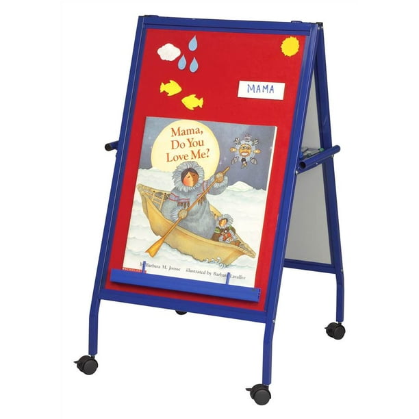 Flannel Easel on Wheels