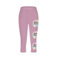 thumbnail image 3 of Pantalones de Ajuste Seco de la Moda de las Mujeres Imprimidas Leggings, Deporte de Yoga Elástico de Poliéster Elástico Respirable, 3 of 4