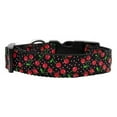 thumbnail image 1 of Cherries Nylon Collar Black  Medium, 1 of 2