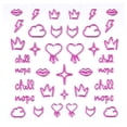 thumbnail image 2 of Sinful Colors Go Off! Collection, Nail Art Sticker Designs, Big Mood, 2 of 6
